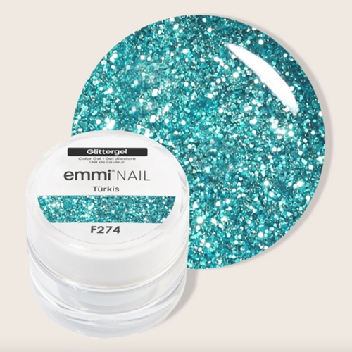 Glitter Gel Türkis - F274 *Vegan
